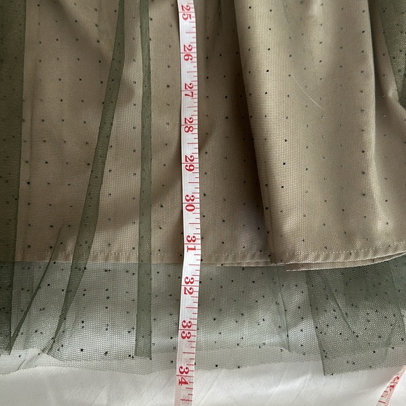 🐦‍⬛ H&M Tulle Swiss French Dot A-line midi Skirt size 12 - Picture 10 of 11